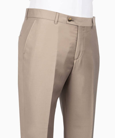 Beige pants on a white background