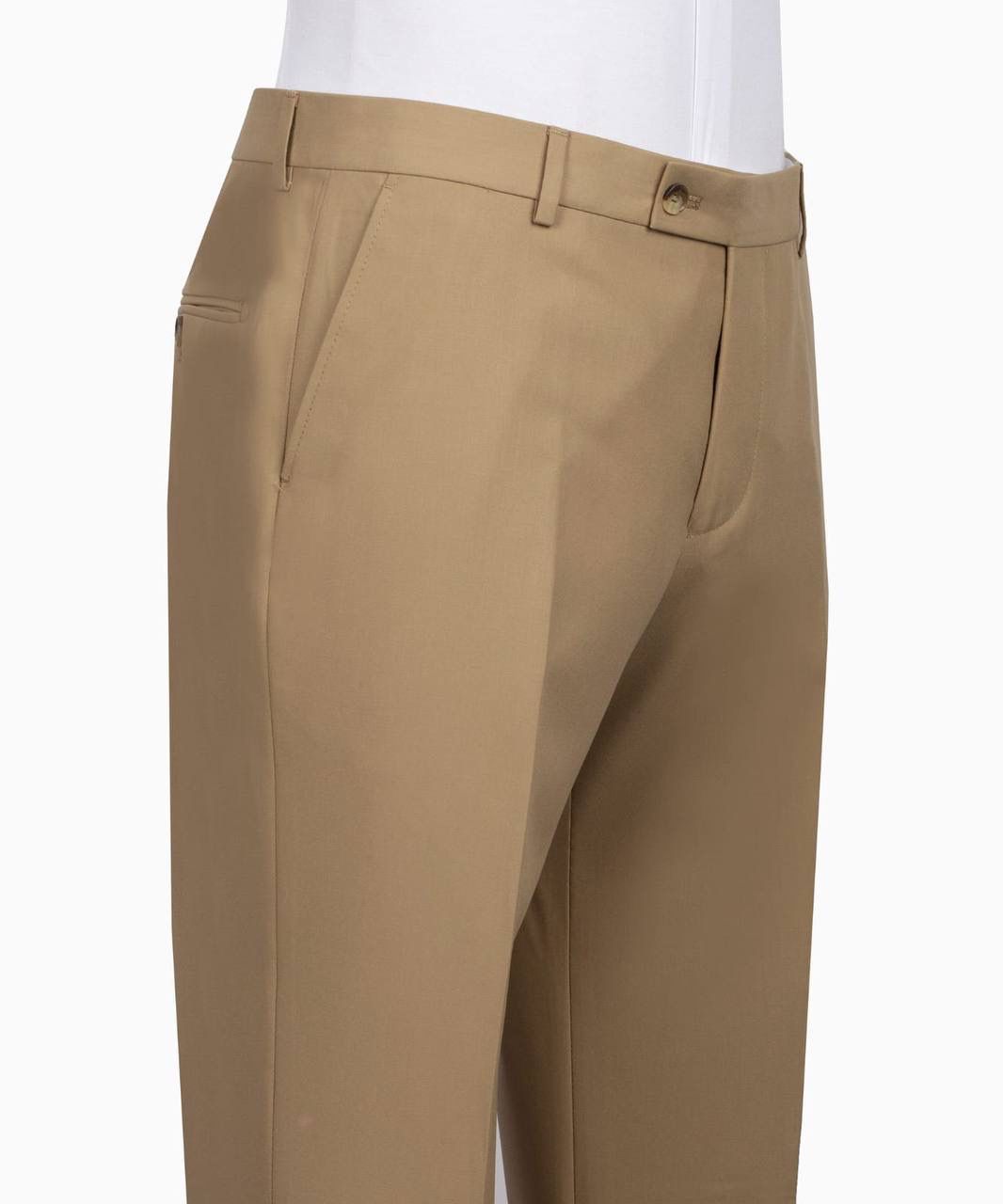 Beige pants on a white background