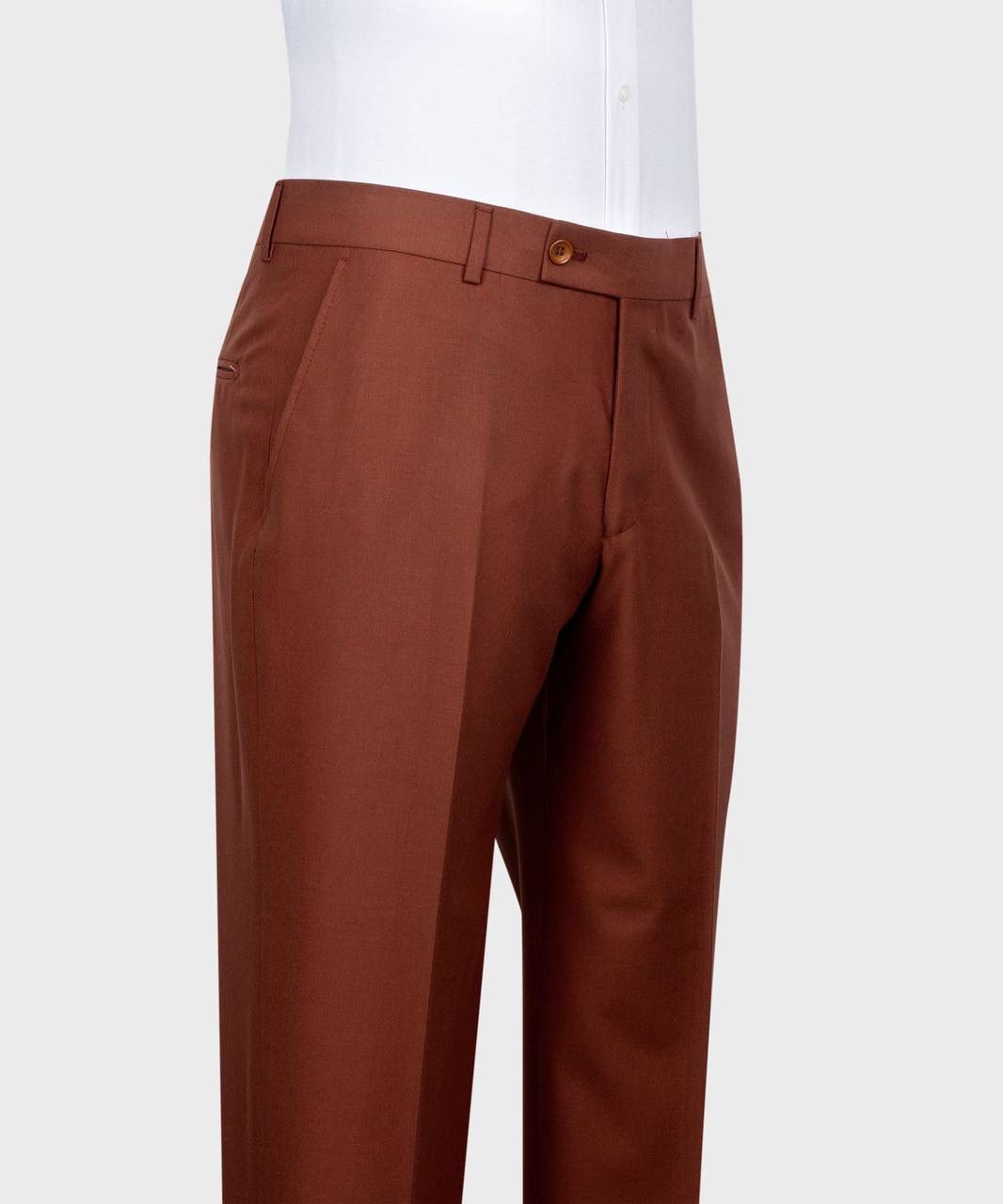 Brown pants on a white background