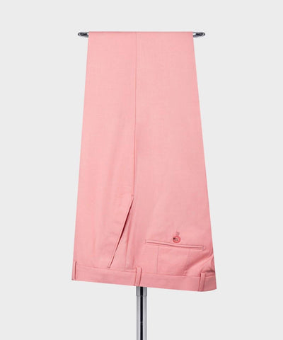Pink skirt on a mannequin against a white background