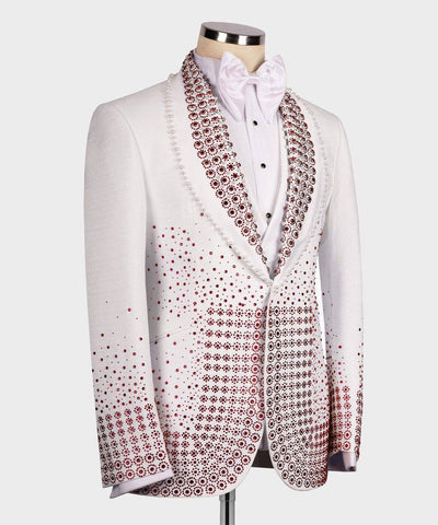 Full Luxury Stones Beaded Suits