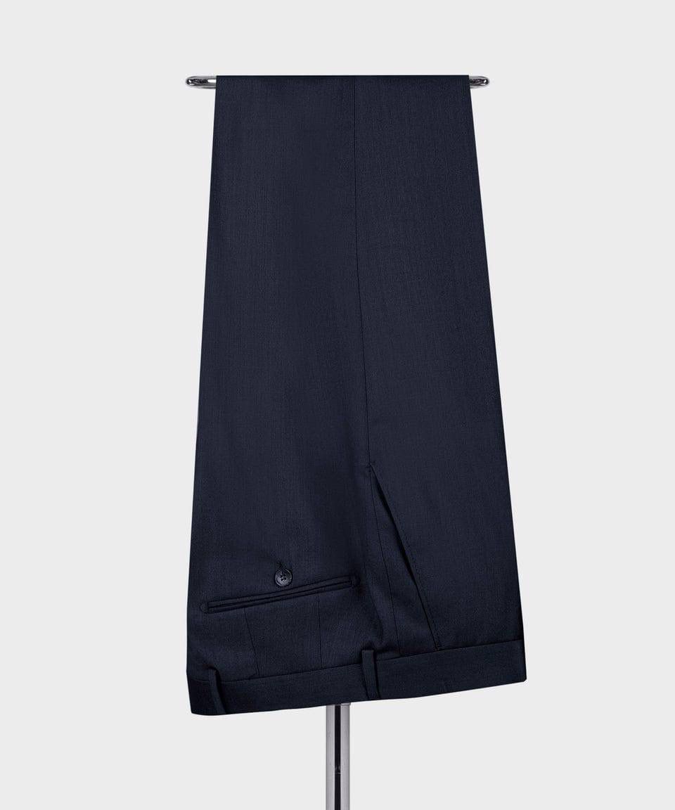 Black suit pants on a white background